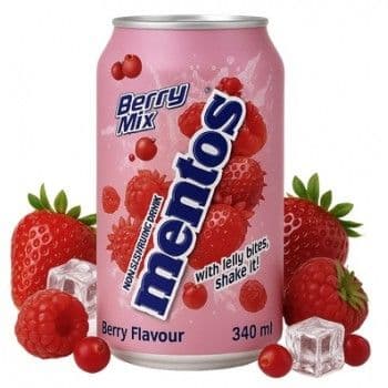 Mentos Drink Berry Mix 340 Ml 🥤