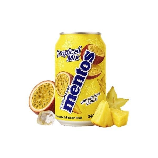 Mentos Drink Tropical Mix 340 Ml 🥤
