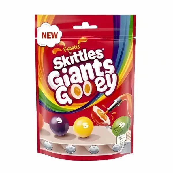 Skittles Giants Gooey Vegan Chewy 125 Gr 🍬