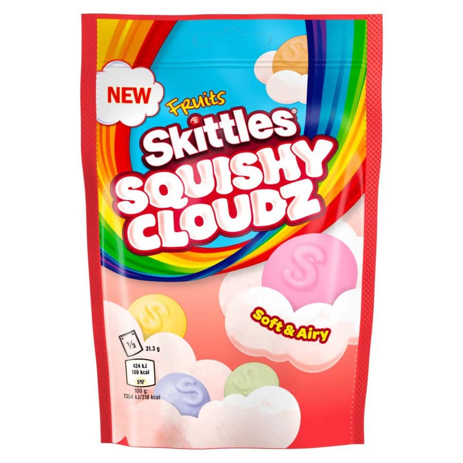 Skittles Squishy Cloudz Fruit 94 Gr 🍬