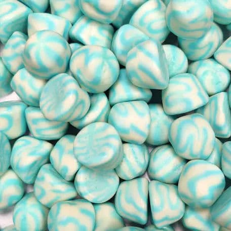 Bisous Twists Framboise – 100g de tendresse fruitée bleue 💙